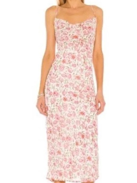Bardot Alexa Slip Dress In Floral Size M